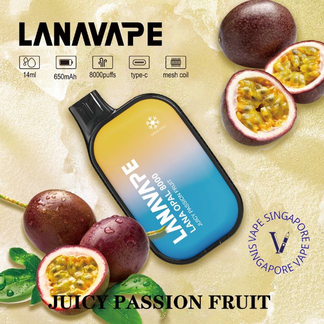 lana-opal-8000-puff-juicy-passion-fruit-disposable-sg-vape-shop-singapore