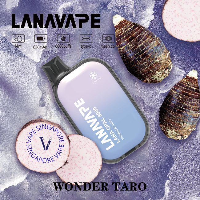 lana-opal-8000-puff-wonder-taro-disposable-sg-vape-shop-singapore