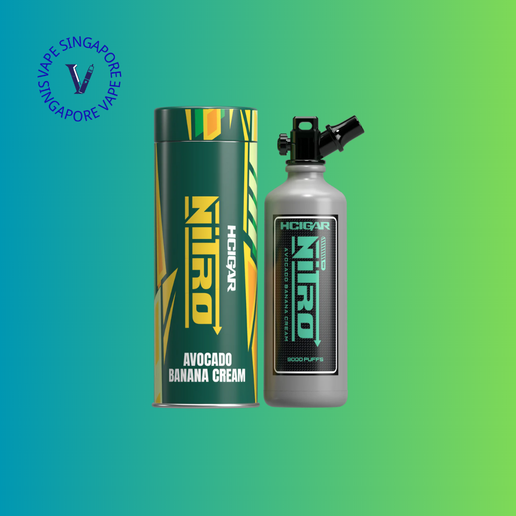 hcigar-nitro-9000-puff-banana-cream-disposable-vape-singapore-sg-vape