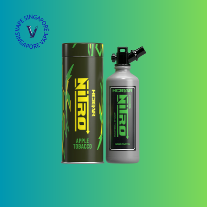 hcigar-nitro-9000-puff-apple-tobacco-disposable-vape-singapore-sg-vape
